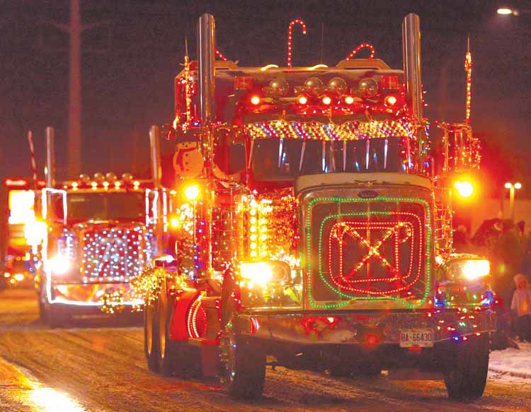 Parade rolls through